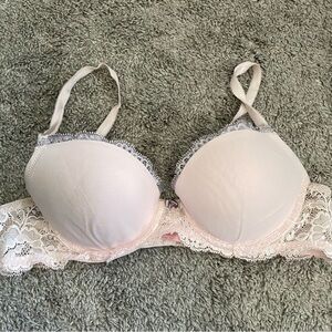 Angels Soft Pink Lace Bra